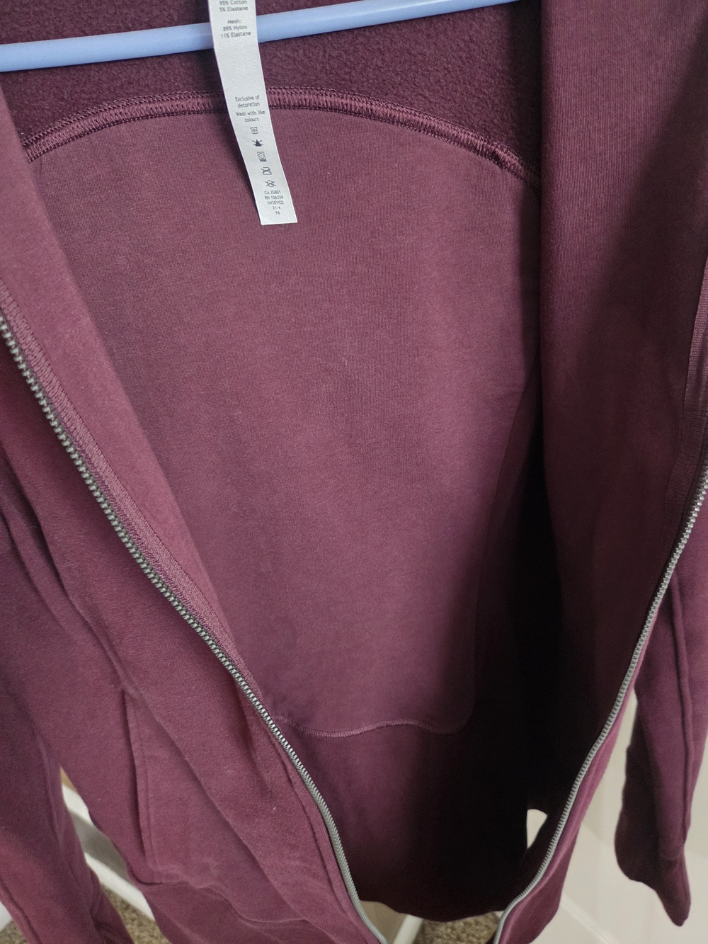 lululemon athletica Radiant Hooded Full-Zip Jacket - Plum - Picture 8 of 8